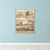 Verblijf West Liberty College Canvas Afdruk (Insitu (Houten vloer))