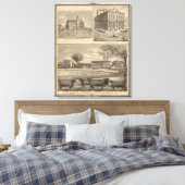 Verblijf West Liberty College Canvas Afdruk (Insitu (Slaapkamer))