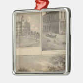 Verblijf West Liberty College Metalen Ornament (Links)