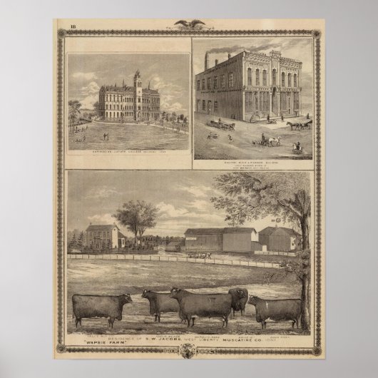 Verblijf West Liberty College Poster (Voorkant)