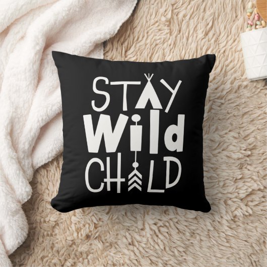 Verblijf Wilde Kind Kussen (Deken)