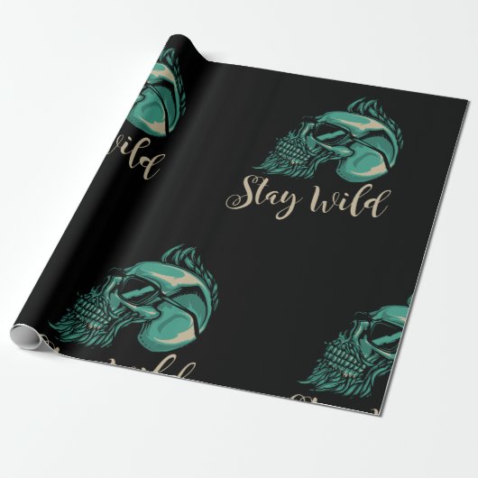 Verblijf Wilde Wrapping Papier (Uitgerold)