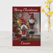 VERBLIJFENDE **NEEF/NICHT** MET KERST KAART (Gele Bloem)