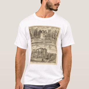 Verblijfplaats boerderij van rechter RS Brown T-shirt