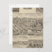 Verblijfplaats en fabriek van L & J Keller Briefkaart (Voorkant / Achterkant)