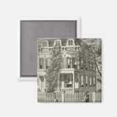 Verblijfplaats van Dr Charles Hubbard Magneet (Voorkant / Achterkant)