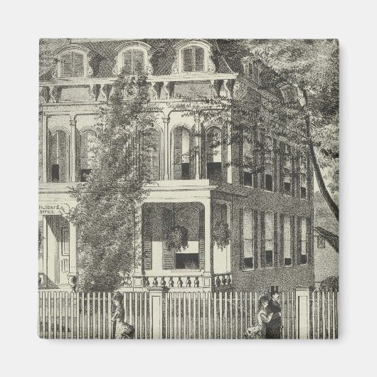 Verblijfplaats van Dr Charles Hubbard Magneet (Voorkant)