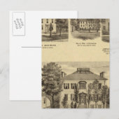 Verblijfplaats van dr. Joseph Shallcross Briefkaart (Voorkant / Achterkant)