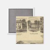 Verblijfplaats van dr. Joseph Shallcross Magneet (Voorkant / Achterkant)