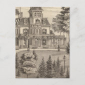 Verblijfplaats van Genl HH Baxter in Rutland Vermo Briefkaart (Voorkant)