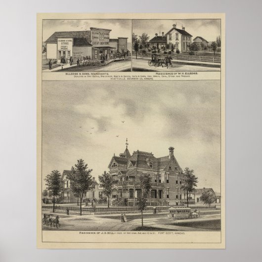 Verblijfplaats van JD Hill, Kansas Poster (Voorkant)