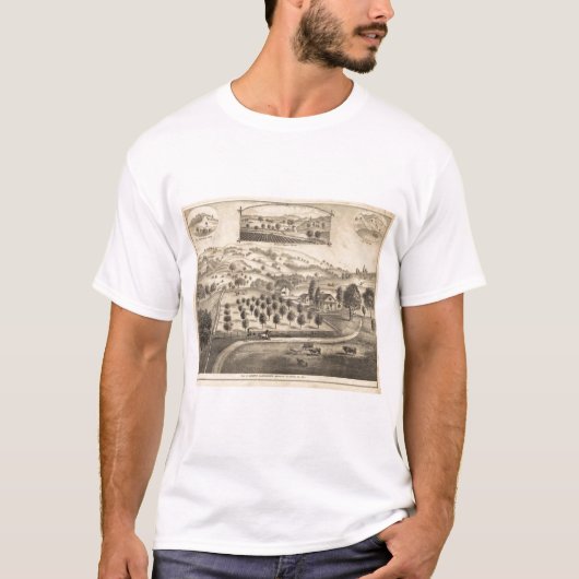 Verblijfplaats van Joseph Alexander, Mendocino T-shirt (Voorkant)