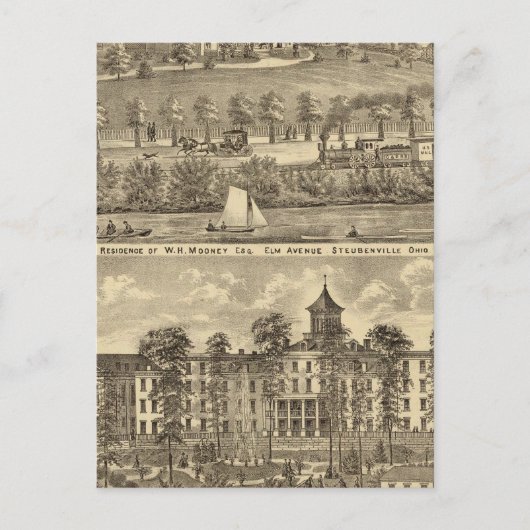 Verblijfplaats van WH Mooney Briefkaart (Voorkant)