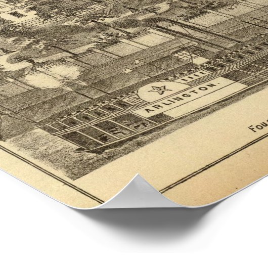 Verblijfplaats van WH Mooney Poster (Hoek)