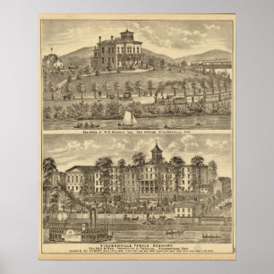 Verblijfplaats van WH Mooney Poster