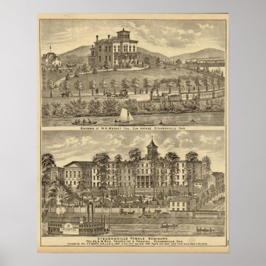 Verblijfplaats van WH Mooney Poster (Voorkant)