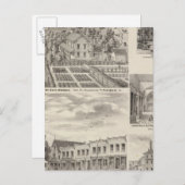 Verblijfplaats van wijlen Dr. Seth Hobbs Washingto Briefkaart (Voorkant / Achterkant)