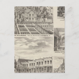 Verblijfplaats van wijlen Dr. Seth Hobbs Washingto Briefkaart