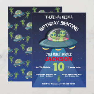 Verblijfsdag bij Alien Invasion Space Kaart