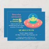 Verblijfsdag voor buitenruimtevaart kaart (Voorkant / Achterkant)