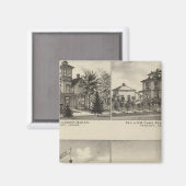 Verblijfselen, Abilene, Kansas Magneet (Voorkant / Achterkant)