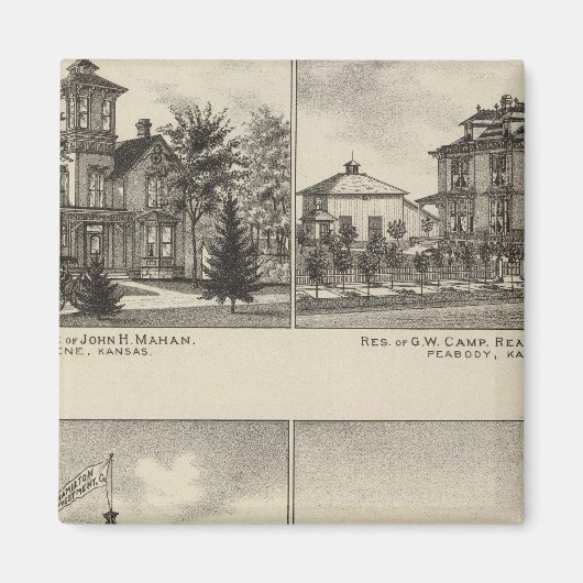 Verblijfselen, Abilene, Kansas Magneet (Voorkant)