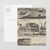 Verblijfselen, boerderijen, bedrijven briefkaart (Voorkant / Achterkant)