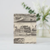 Verblijfselen, boerderijen, bedrijven briefkaart (Staand voorkant)