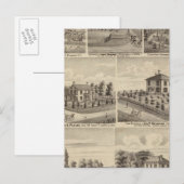 Verblijfselen, boerderijen in Polen Briefkaart (Voorkant / Achterkant)