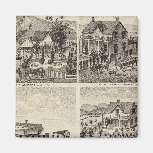 Verblijfselen, brouwerij, ranch magneet (Voorkant)