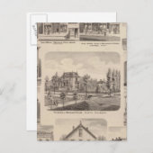 Verblijfselen en bedrijven in Austin, Minnesota Briefkaart (Voorkant / Achterkant)