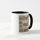 Verblijfselen en bedrijven in Austin, Minnesota Mok (Voorkant rechts)