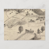 Verblijfselen en boerderij in New Haven Briefkaart (Voorkant)