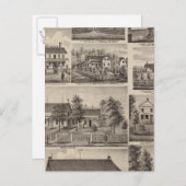 Verblijfselen en Boerderijen gebouwen, Owatonna, M Briefkaart (Voorkant / Achterkant)