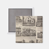 Verblijfselen en Boerderijen gebouwen, Owatonna, M Magneet (Voorkant / Achterkant)