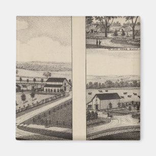 Verblijfselen en Boerderijen, Pottawatomie, Kansas Magneet