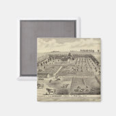 Verblijfselen en kantoor, Douglas Tp Magneet (Voorkant / Achterkant)