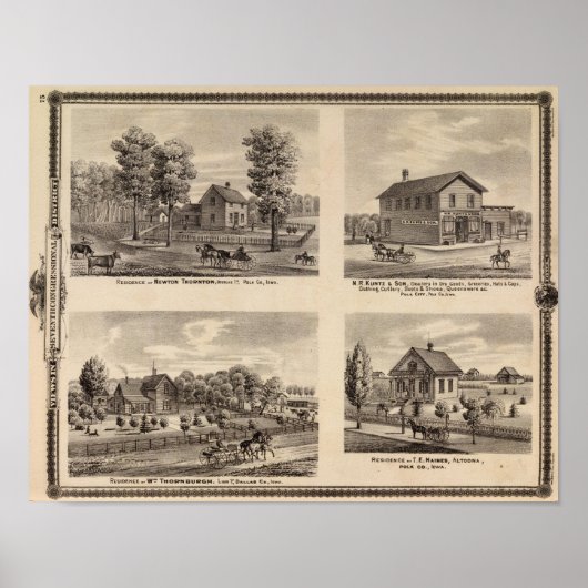 Verblijfselen en opslag in Polk County Poster (Voorkant)