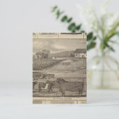 Verblijfselen, gebouwen en kerken briefkaart (Staand voorkant)