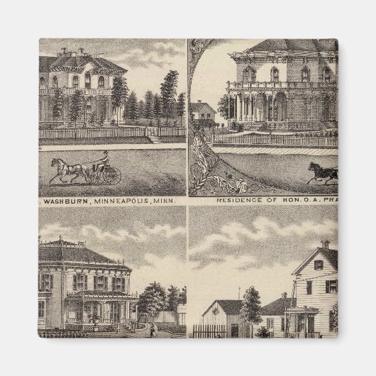 Verblijfselen in Minnesota Magneet (Voorkant)