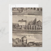 Verblijfselen in Rochester en in Dodge, Minnesota Briefkaart (Voorkant / Achterkant)