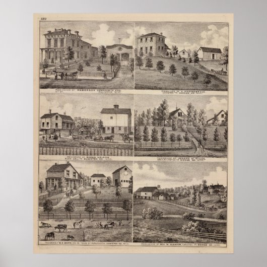 Verblijfselen in Rochester en in Dodge, Minnesota Poster (Voorkant)
