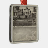 Verblijfselen in Rochester, Minnesota Metalen Ornament (Rechts)