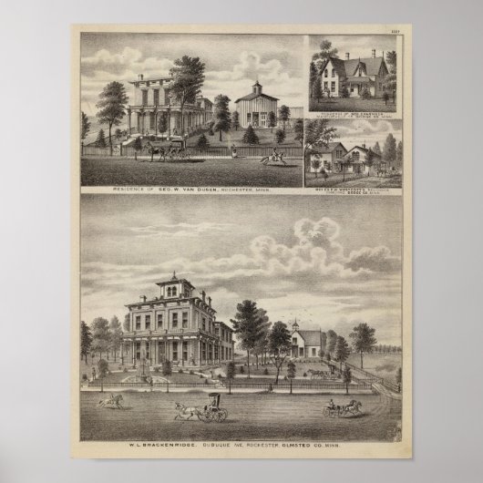 Verblijfselen in Rochester, Minnesota Poster (Voorkant)