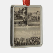 Verblijfselen, Minnesota 2 Metalen Ornament (Rechts)