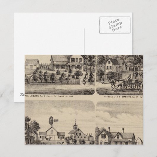 Verblijfselen, Minnesota 3 Briefkaart (Voorkant / Achterkant)