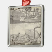 Verblijfselen, Minnesota Metalen Ornament (Links)