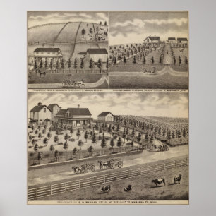Verblijfselen van Mt. Pleasant, Minnesota Poster