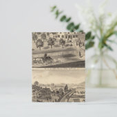 Verblijfselen van SA Nay en DM Winans Briefkaart (Staand voorkant)