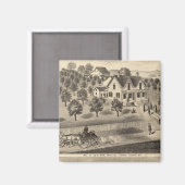 Verblijfselen van SA Nay en DM Winans Magneet (Voorkant / Achterkant)